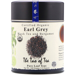 Отзывы о Зе Тао оф Ти, Certified Organic Black Tea and Bergamot, Earl Grey, 3.5 oz (100 g)