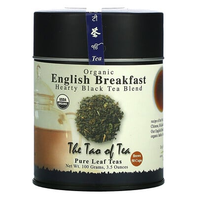 The Tao of Tea 100% органический английский черный чай для завтрака 3.5 унции (100 г)