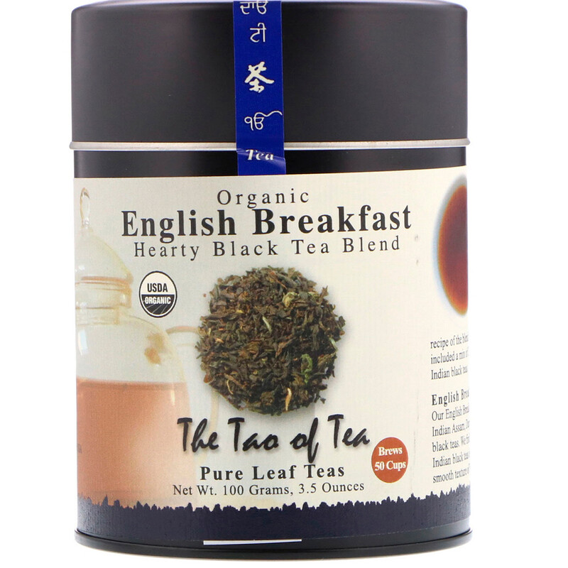 The Tao of Tea, Organic Hearty Black Tea Blend, English Breakfast, 3.5
