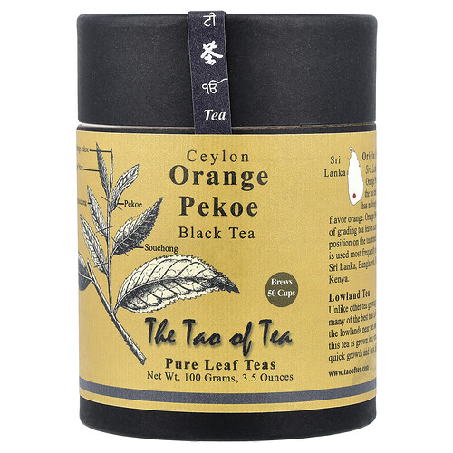 The Tao Of Tea Ceylon Black Tea, Orange Pekoe, 3.5 oz (100 g)