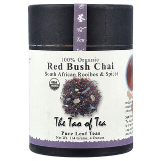 The Tao of Tea, Rooibos e spezie sudafricani biologici al 100%, Red Bush Chai, 114 g