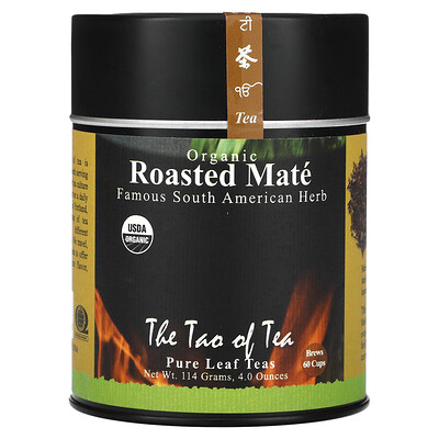 The Tao of Tea  Organic Roasted Mate  4 oz (114 g)