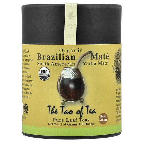 The Tao Of Tea Organic South American Yerba Mate, Brazilian Mate, 4 oz (114 g)