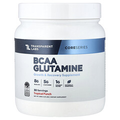 Core Series, глютамін із BCAA, тропічний пунш, 585 г