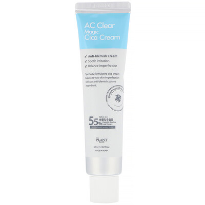 

The Plant Base AC Clear, Magic Cica, крем, 60 мл (2,02 жидк. унции)