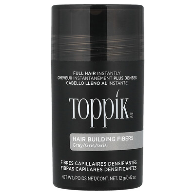 Toppik, Fibras capilares, Cabello grisáceo, 12 g (0,42 oz)