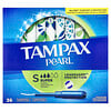 Tampax, Pearl, Super, Unscented, 36 Tampons