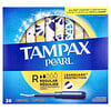 Tampax, Pearl, Regular, Unscented, 36 Tampons