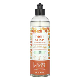 Therapy Clean, Sapone per piatti, erbe fresche e melone, 473 ml
