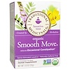 Traditional Medicinals, Слабительный сбор, Organic Smooth Move, стимулирующее слабительное средство с сенной, травяной чай без кофеина, 16 чайных пакетиков, 32 г