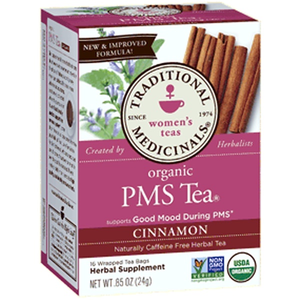 Traditional Medicinals, Women's Teas, Organic PMS Tea, Naturally