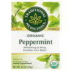Organic Peppermint, Caffeine Free, 16 Wrapped Tea Bags, 0.85 oz (24 g)