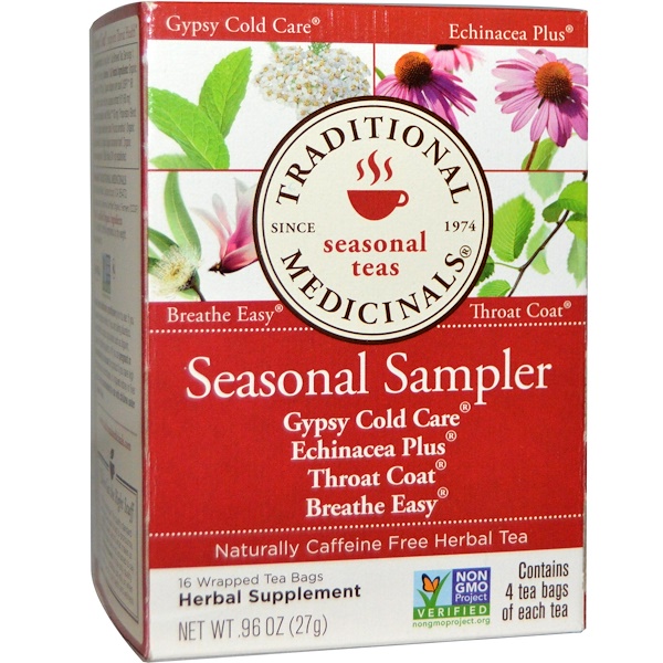 Traditional Medicinals, Seasonal Teas, Seasonal Sampler, Naturally