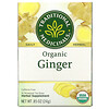 Traditional Medicinals, Organic Ginger, Caffeine Free, 16 Wrapped Tea Bags, .85 oz (24 g) Each