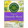 Traditional Medicinals, Organic Smooth Move, Senna Chamomile, Caffeine Free, 16 Wrapped Tea Bags, 1.13 oz (32 g)