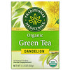 Traditional Medicinals, Organic Green Tea, Dandelion, 16 Wrapped Tea Bags, 1.13 oz (32 g)