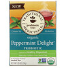 Probiotic Teas, Organic Peppermint Delight Probiotic, 16 Wrapped Tea Bags, .85 oz (24 g)