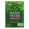 تراديشيونال ميديسينالز, Hemp+ Herb, Mental Focus, +Guayusa Mint, 16 Wrapped Tea Bags, .99 oz (28 g)