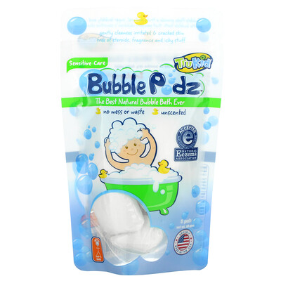 Купить TruKid Bubble Podz, Sensitive Care, без запаха, 8 капсул (80 г)