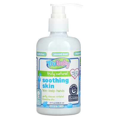 

TruKid, TruBaby, Soothing Skin Wash, Fragrance Free, 8 fl oz (236.5 ml)