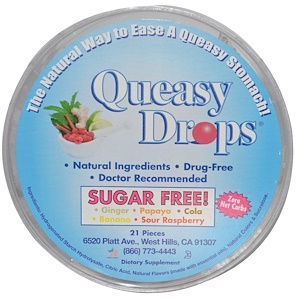 Отзывы о Три Лоллис, Queasy Drops, Sugar Free, 21 Pieces