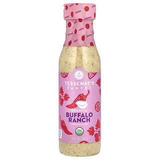 Tessemae's, Cămară, dressing și dip organic, Buffalo Ranch, 10 fl oz (296 ml)
