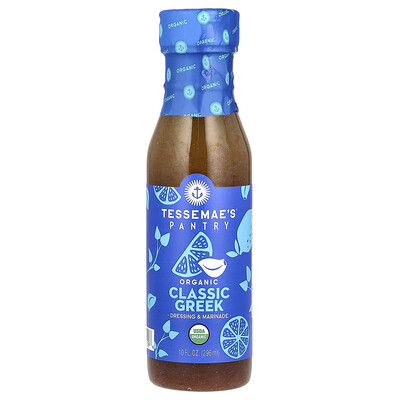 Tessemae's  Pantry  Organic Dressing & Marinade  Classic Greek  10 fl oz (296 ml)