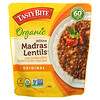 تيستي بايت, Organic Indian Madras Lentils, Original, Mild, 10 oz (285 g)
