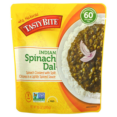 Купить Tasty Bite Indian Spinach Dal, Mild, 10 oz (285 g)