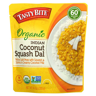 Tasty Bite, Органическая индийская кокосовая тыква, неострая, 285 г (10 унций)
