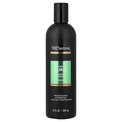 TRESemmé, Bouncy Curls Defining Cream, + Coconut, 12 fl oz (355 ml)