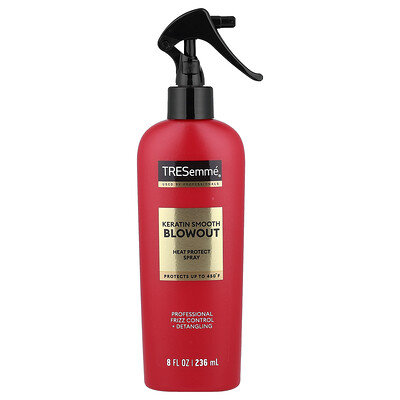 TRESemmé, Keratin Smooth Blowout, Spray de protección contra el calor, 236 ml (8 oz. líq.)