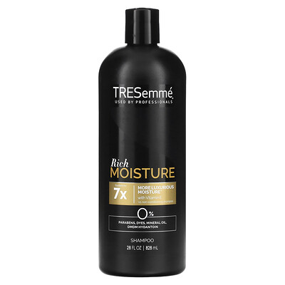 

Tresemme Moisture Rich, увлажняющий шампунь, 828 мл (28 жидк. унций)