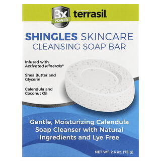 Terrasil, Barre de savon nettoyante pour le soin de la peau Shingles, 75 g