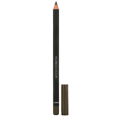 Купить The Saem Saemmul, деревянный карандаш для бровей, 03 черно-коричневый, 0, 06 унции