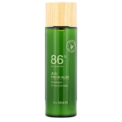 The Saem Jeju Fresh Aloe, 86% Aloe Vera Emulsion, 5.24 fl oz (155 ml)