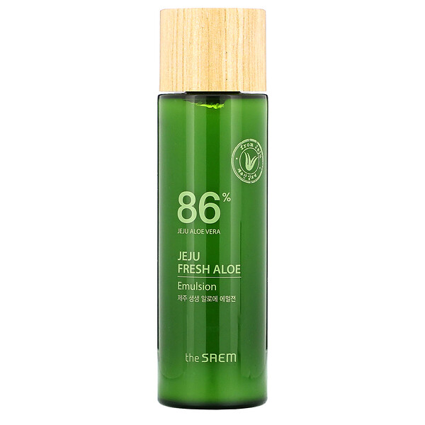 The Saem, Jeju Fresh Aloe, 86% Aloe Vera Emulsion, 5.24 fl oz (155 ml)