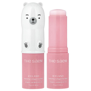 The Saem, Iceland, Barra hidratante con colágeno para el contorno de los ojos, 11 g (0,38 oz)