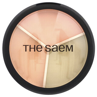 The Saem, Cover Perfection Triple Pot Concealer, 01 Correct Beige, 0.47 oz, 4.5 g Each