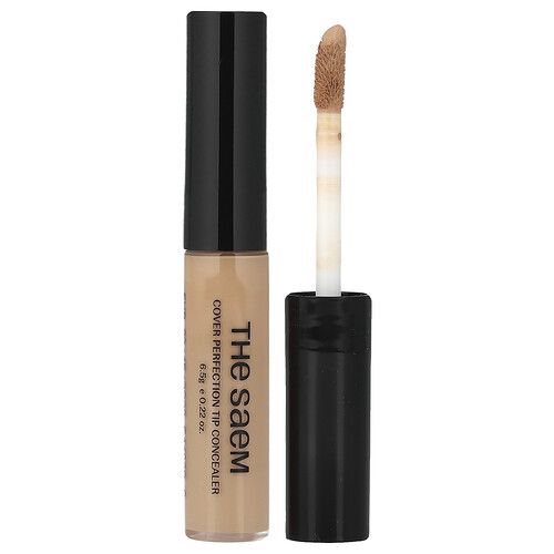 The Saem, Cover Perfection Pipe Concealer, Concealer, Contour Beige“, 6,5 g (0,22 oz.)