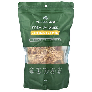 True Sea Moss, 優質金級海苔，8 盎司（226 克）
