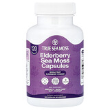 True Sea Moss Elderberry Sea Moss, 120 Capsules product packaging
