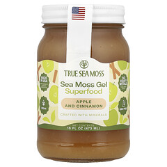 Sea Moss Gel, желе з морського моху, суперфуд, яблуко та кориця, 473 мл (16 рідк. унцій)