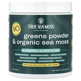 True Sea Moss Natural Superfood, Greens Powder & Organic Sea Moss, 7.16 oz (203.1 g) product packaging