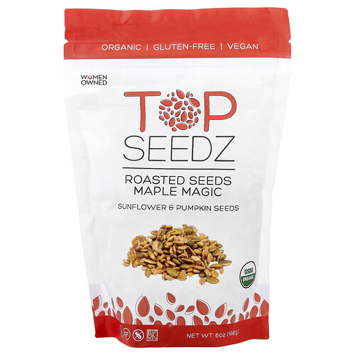 Top Seedz, Roasted Seeds, Sunflower & Pumpkin, Maple Magic, 6 oz (198 g)