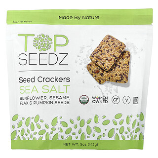 Top Seedz, 씨앗 크래커, 바다 소금, 142g(5oz)