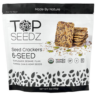 Top Seedz, 시드 크래커, 씨 6개, , 142g(5oz)