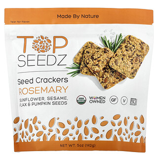 Top Seedz, Seed Crackers, Rosemary, 5 oz (142 g)