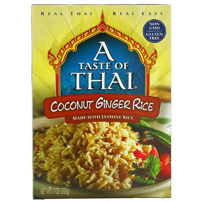 A Taste Of Thai Рис с кокосом и имбирем, 200 г (7 унций)