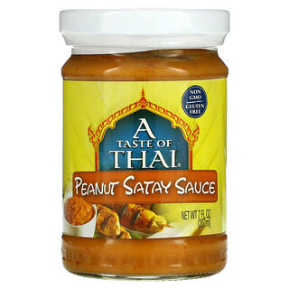 A Taste Of Thai, Peanut Satay Sauce,  7 fl oz (207 ml)